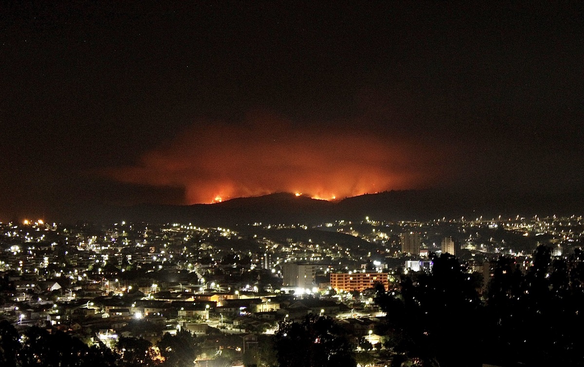 Fotos Videos Avance Sin Control De Incendio Forestal Mantiene En