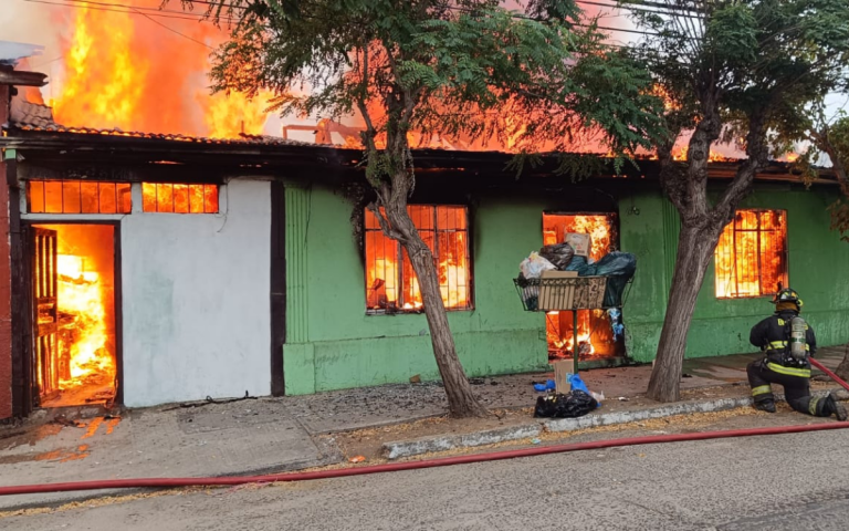 Incendio Dej Da Os En Un Cit Y Una Casa En Quillota