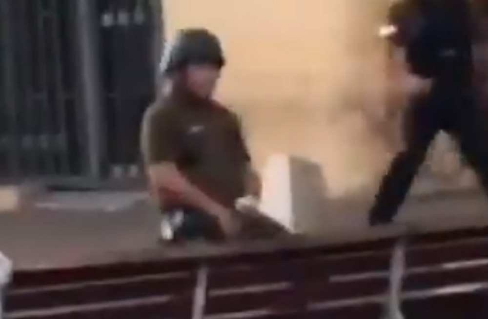 carabinero gesto vulgar quillota