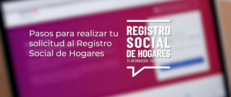 inscribirte en el registro social de hogares