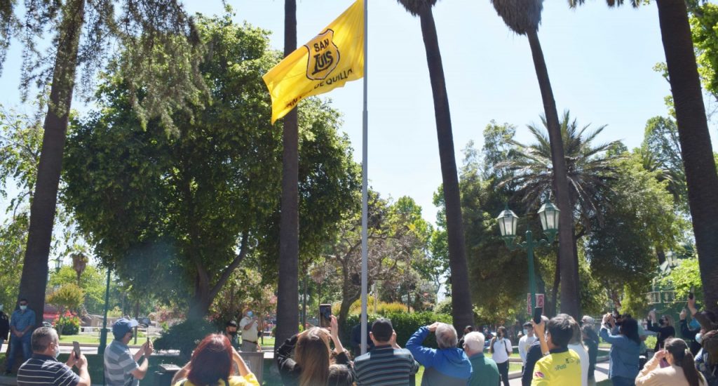 Inauguración Bandera Gigante San Luis 8 de diciembre