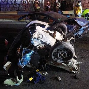 Accidente de tránsito en Avenida España en Viña del Mar el 28 de julio de 2022