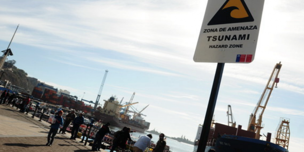 simulacro de tsunami en valparaíso