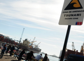 simulacro de tsunami en valparaíso