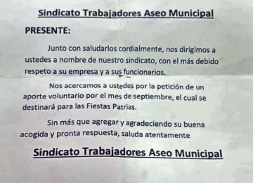 Quillota: Simulan ser trabajadores del aseo para posibles estafas