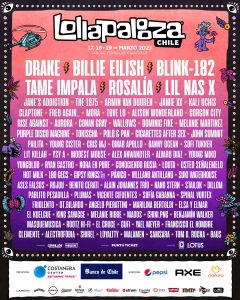 Lineup Lollapalooza 2023