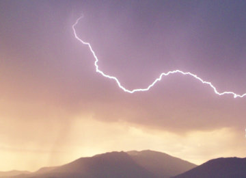 Anuncian lluvia, vientos y tormentas eléctricas en la Región de Valparaíso