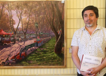 Artista quillotano ganó concurso de pintura en Limache