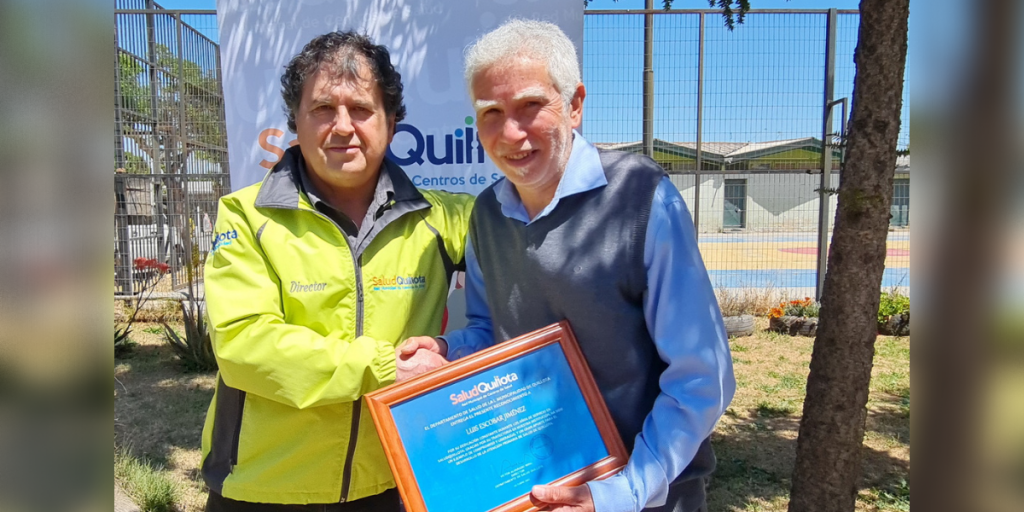 Entregan distinción a funcionario que trabajó por 30 años en Cesfam de Quillota