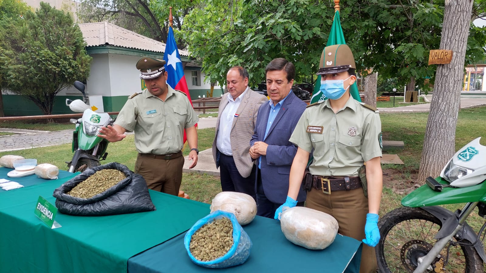 Incautan droga y marihuana en Los Andes