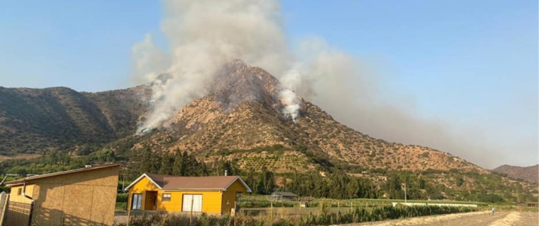 En prisión preventiva quedó presunto autor de incendio forestal en Catemu