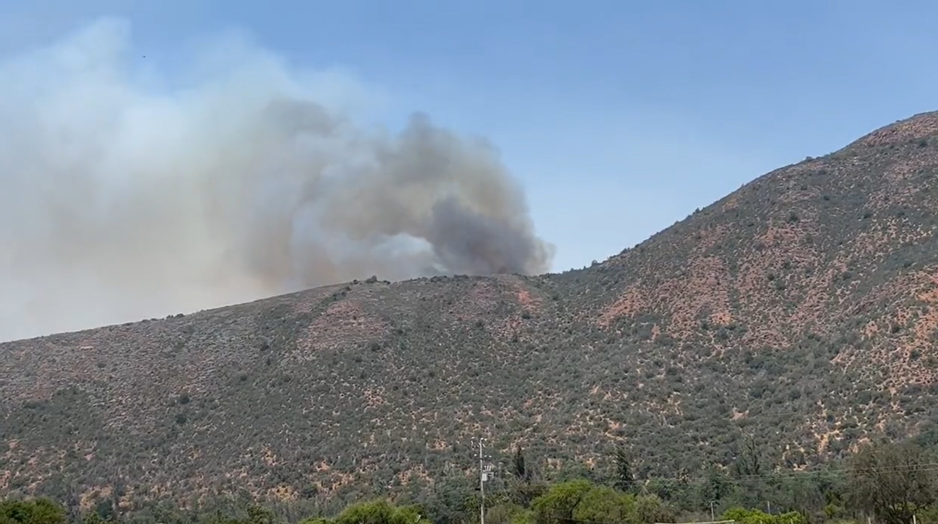 Incendio forestal de Colliguay en Quilpué está controlado