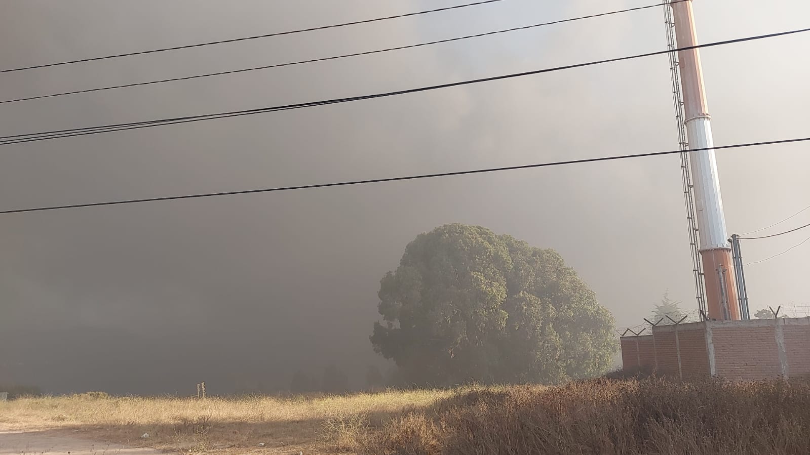 Incendio industrial afecta a Puerto Ventanas en Puchuncaví