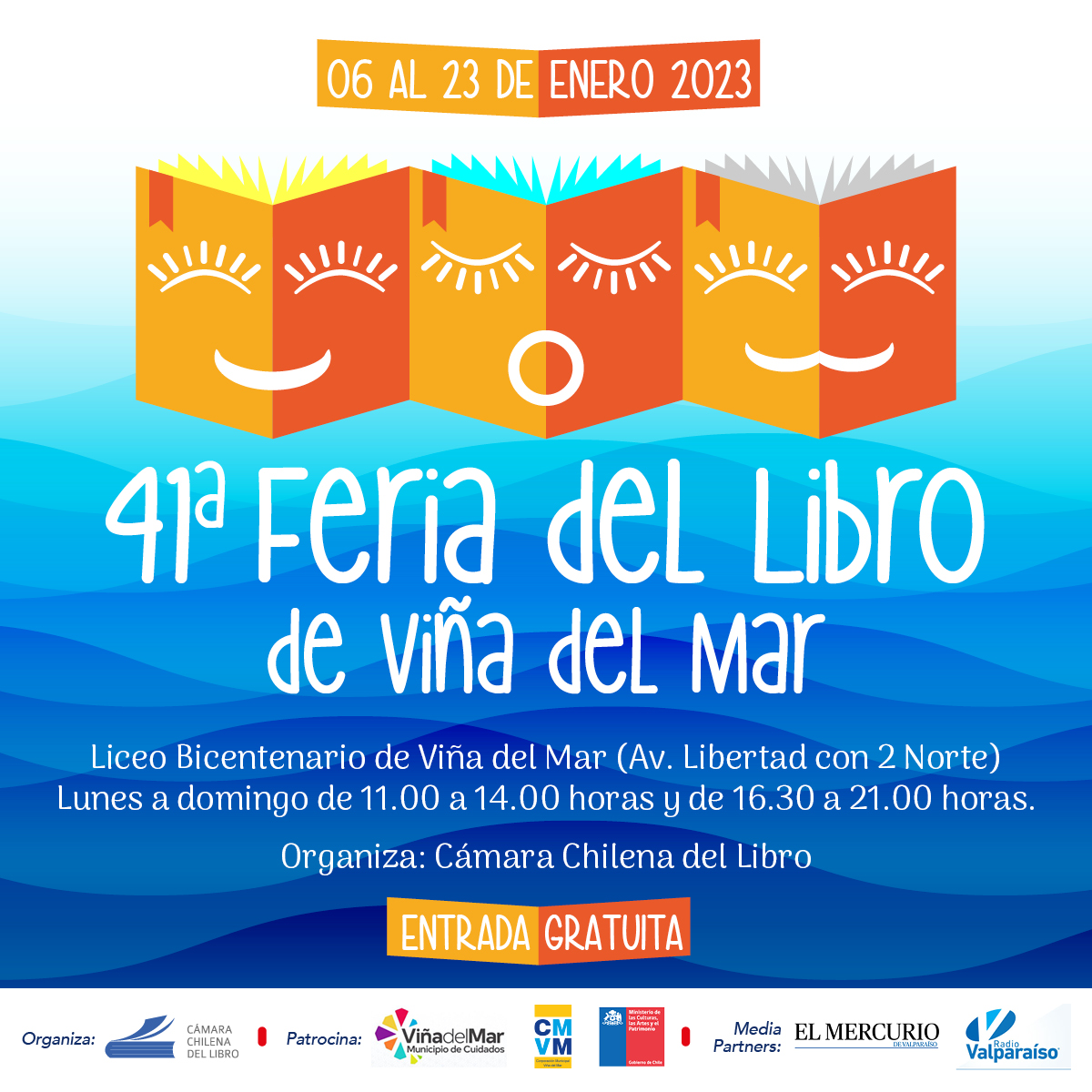 Feria del Libro de Viña del Mar 2023 fechas y horarios