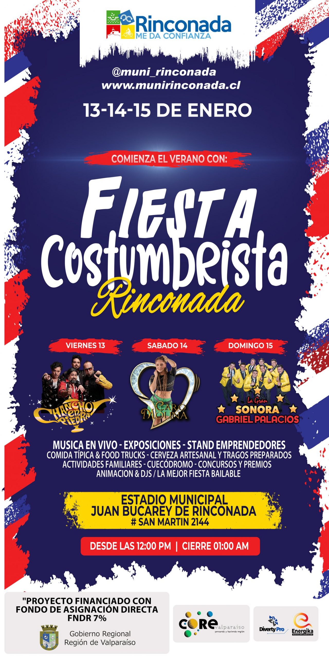 Rinconada realizará Fiesta Costumbrista este mes de enero