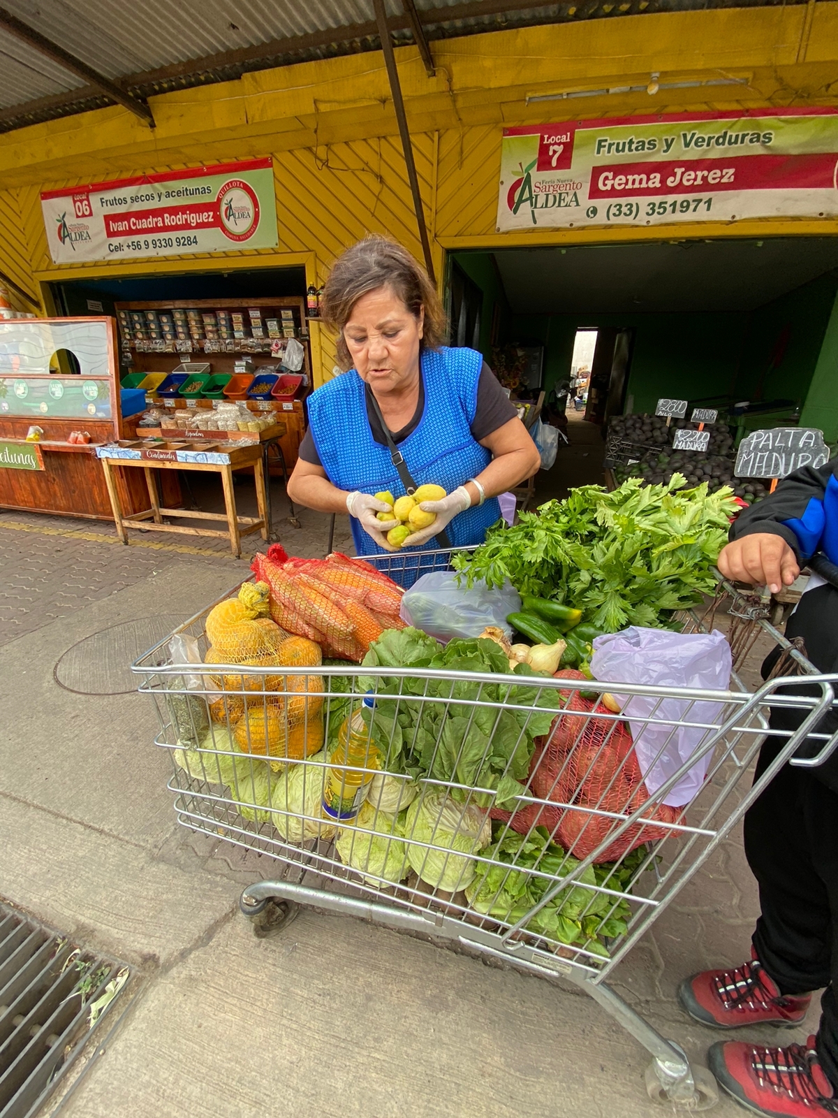 Quillota Ferias Sargento Aldea y Serrano se unen para abastecer comedores solidarios