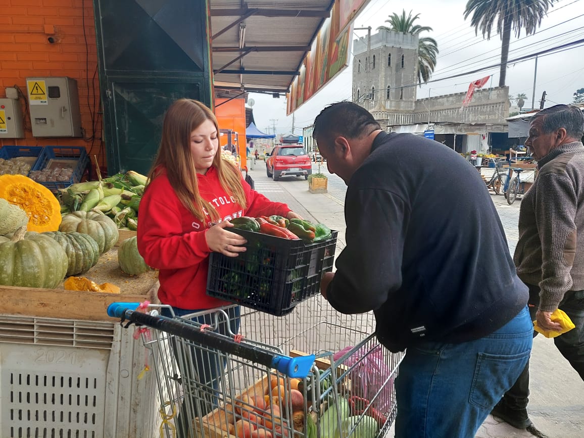 Quillota Ferias Sargento Aldea y Serrano se unen para abastecer comedores solidarios