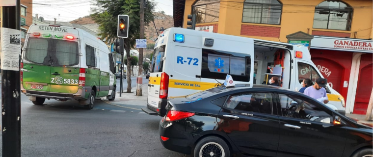 Atropellaron a mujer en el centro de La Calera