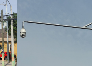 Cámara de televigilancia en Nogales