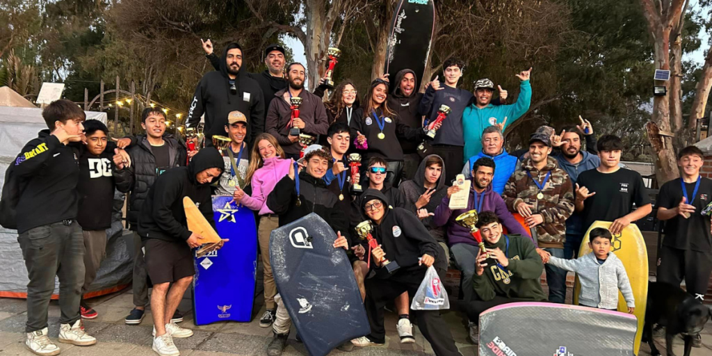 Resultado circuito regional de body board en Papudo de abril de 2023