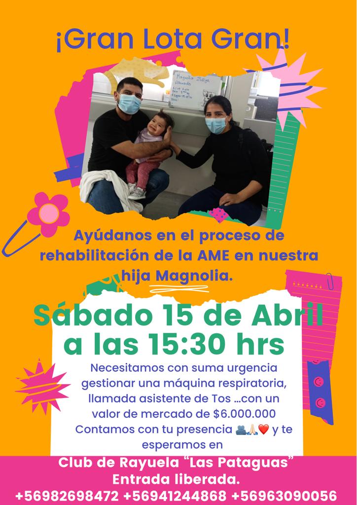 Quillota Harán actividad solidaria para ayudar a pequeña con AME