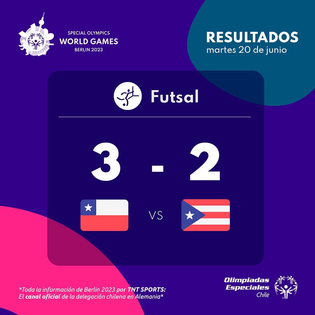 Juegos Olímpicos Especiales Futsal Chile vs Puerto Rico