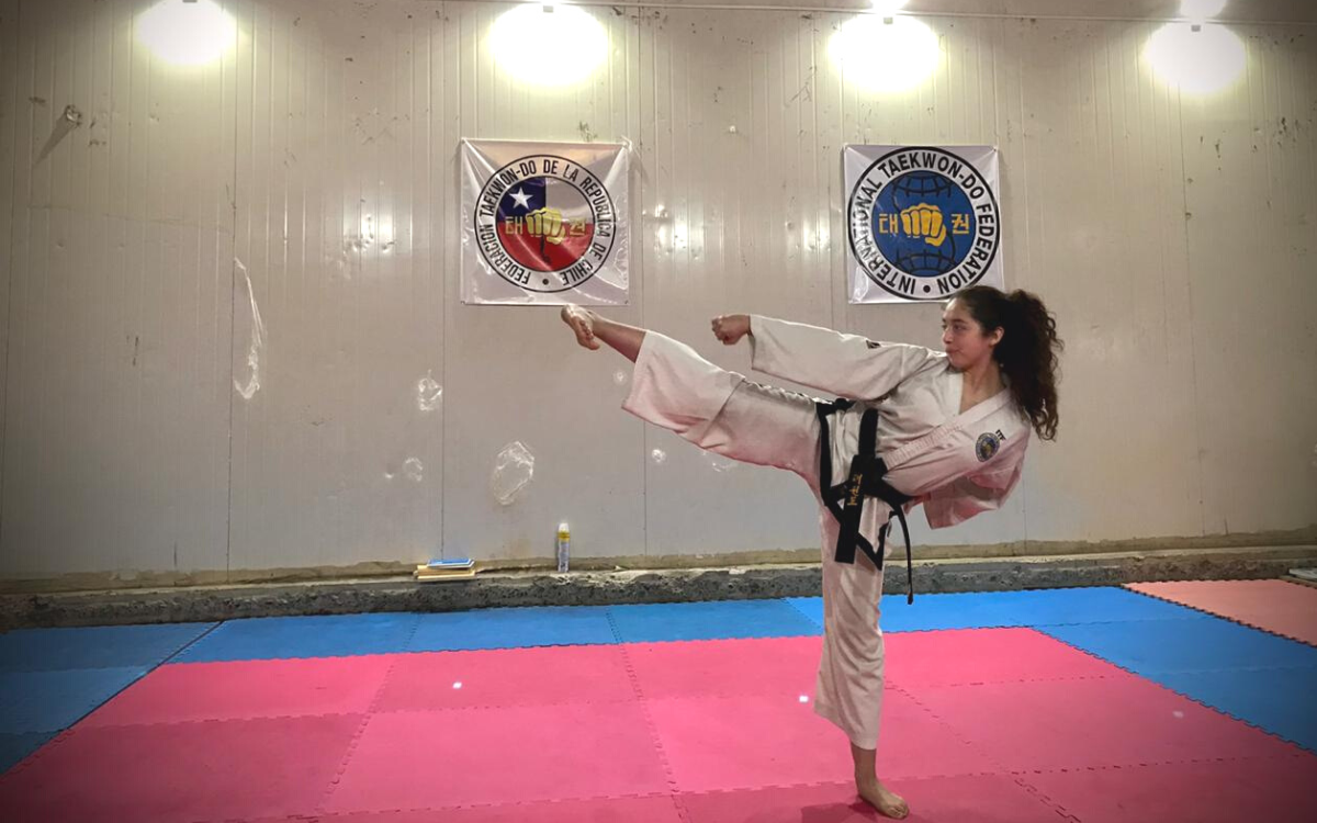 Estudiante de La Calera se alista para el mundial de taekwondo en Kazajistán