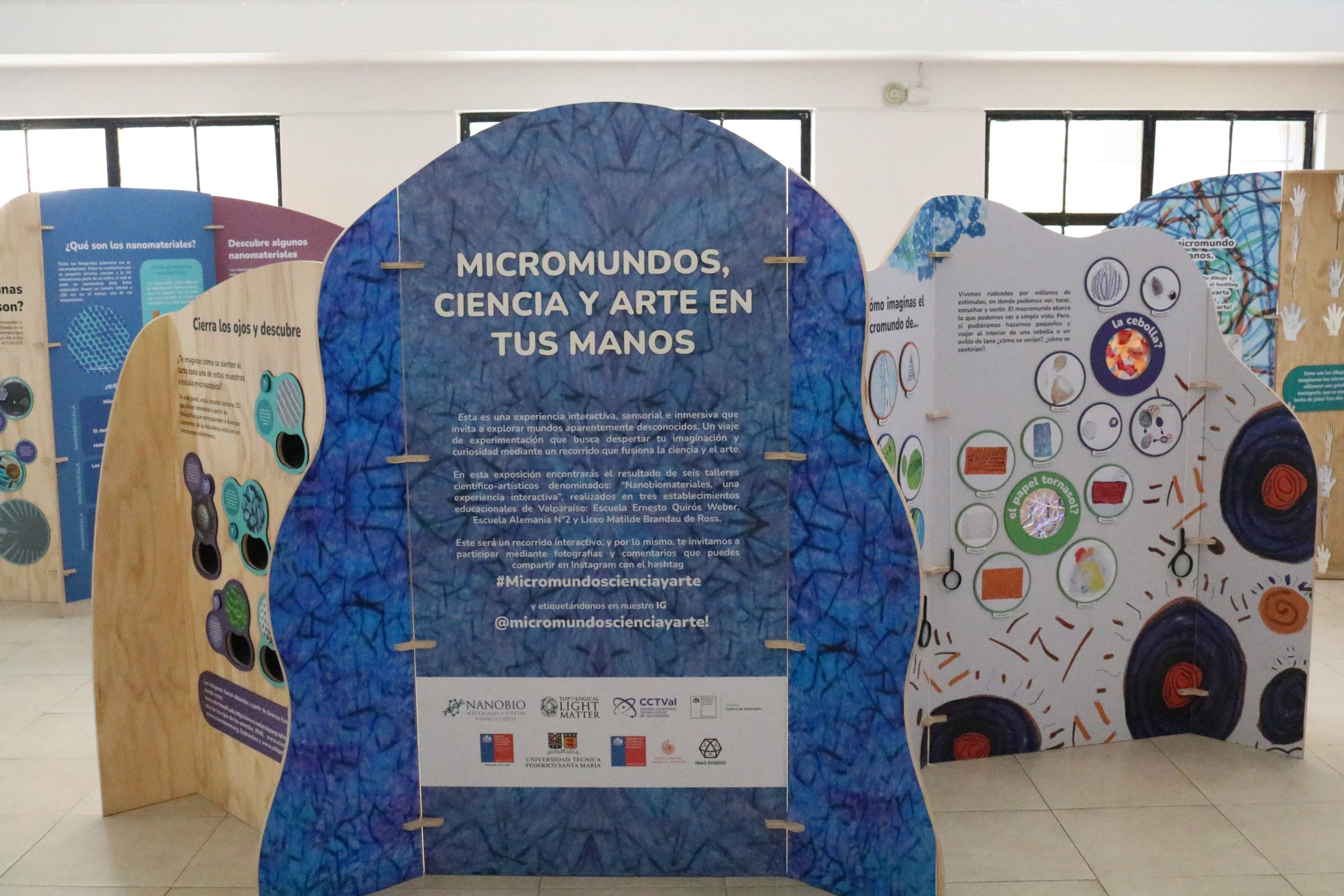 Investigadora USM presenta exposición itinerante sobre mundos microscópicos