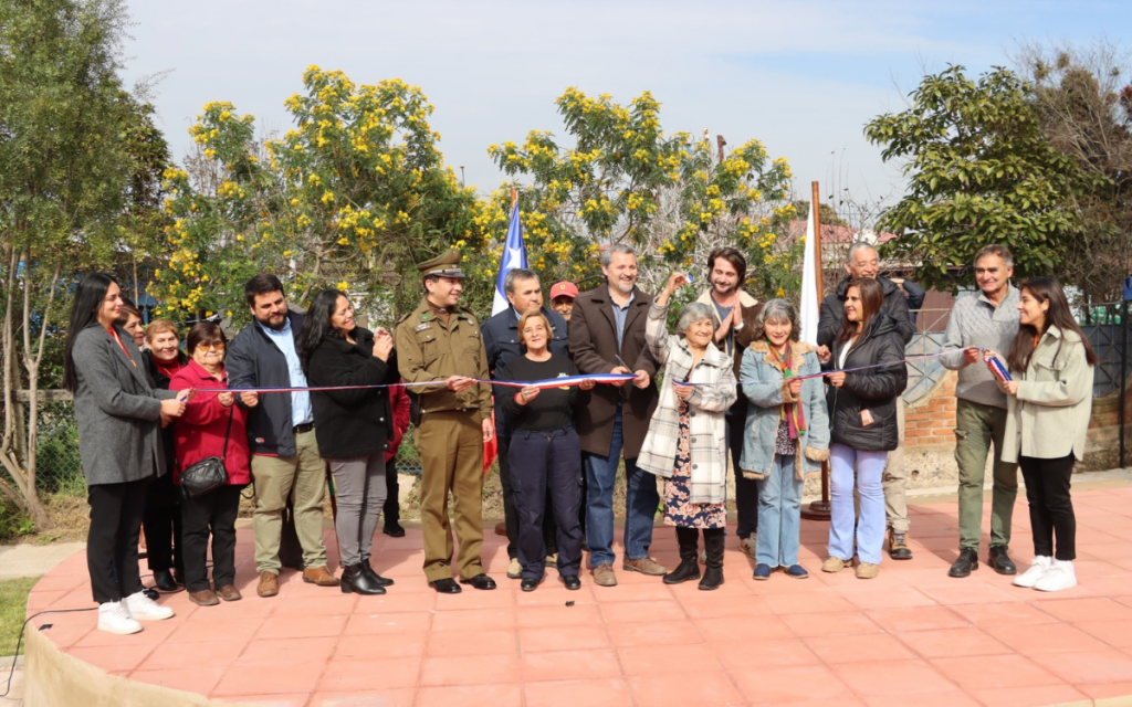 Quillota Santa de Rosa de Colmo inauguró renovada Plaza Benjamín Vicuña Mackenna