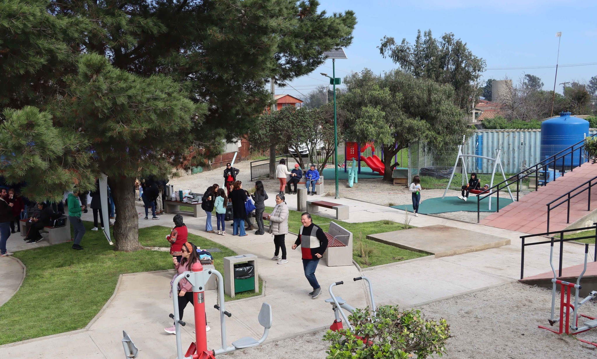 Quillota Santa de Rosa de Colmo inauguró renovada Plaza Benjamín Vicuña Mackenna