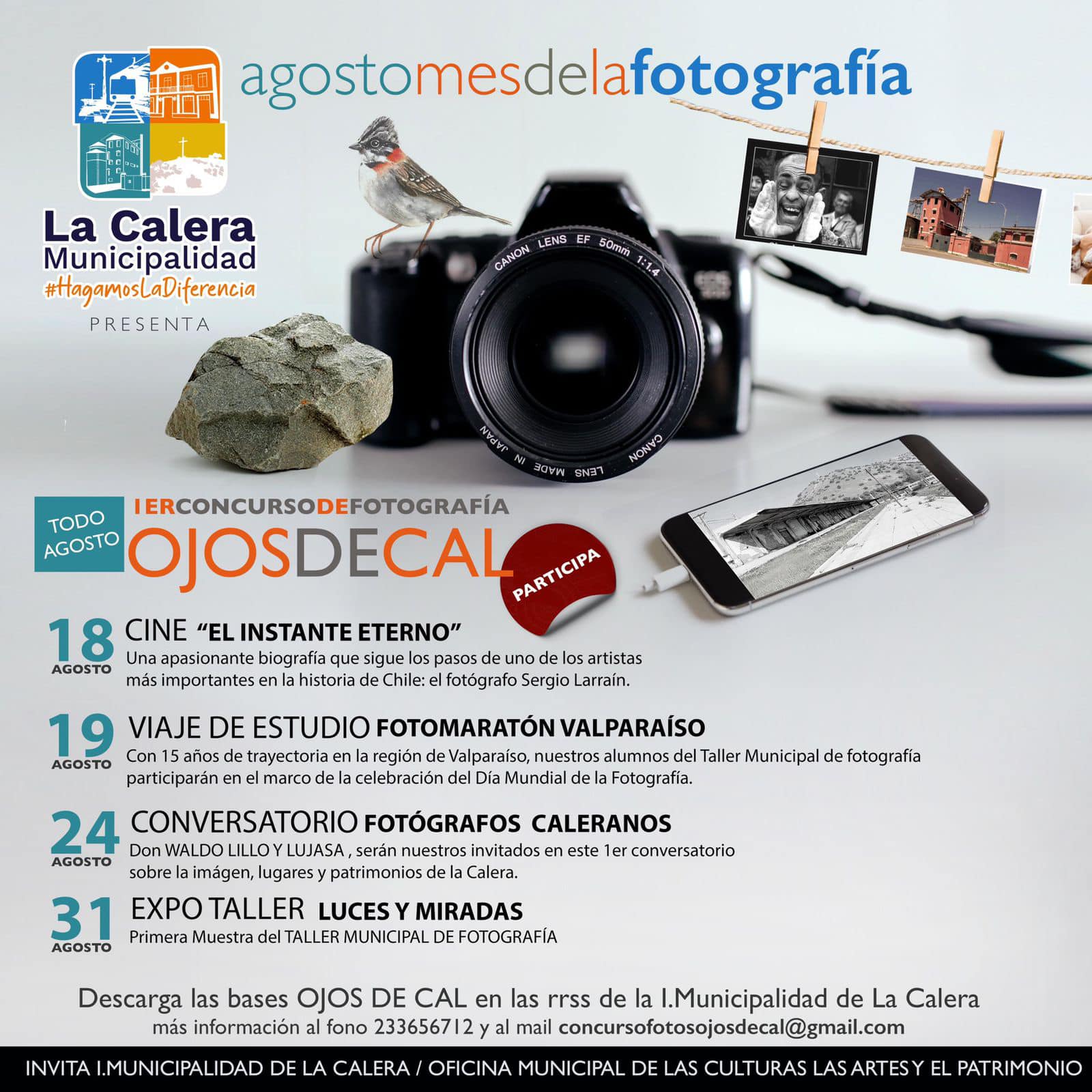 La Calera Llaman a participar en concurso de fotografía Ojos de Cal