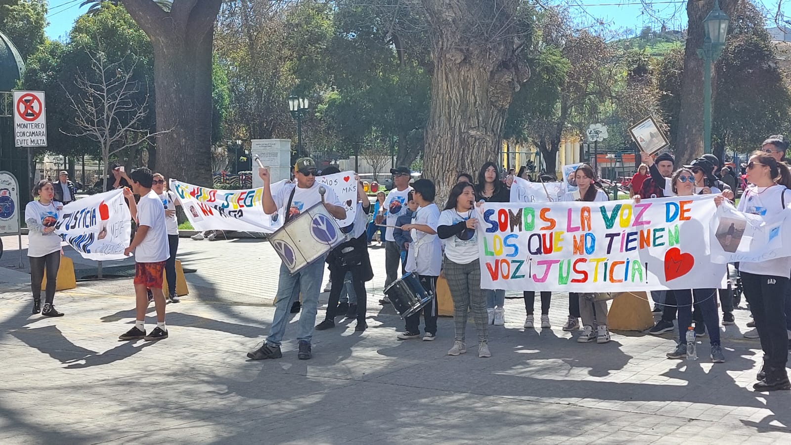 Quillota Con pancartas familiares exigen Justicia por Maikol