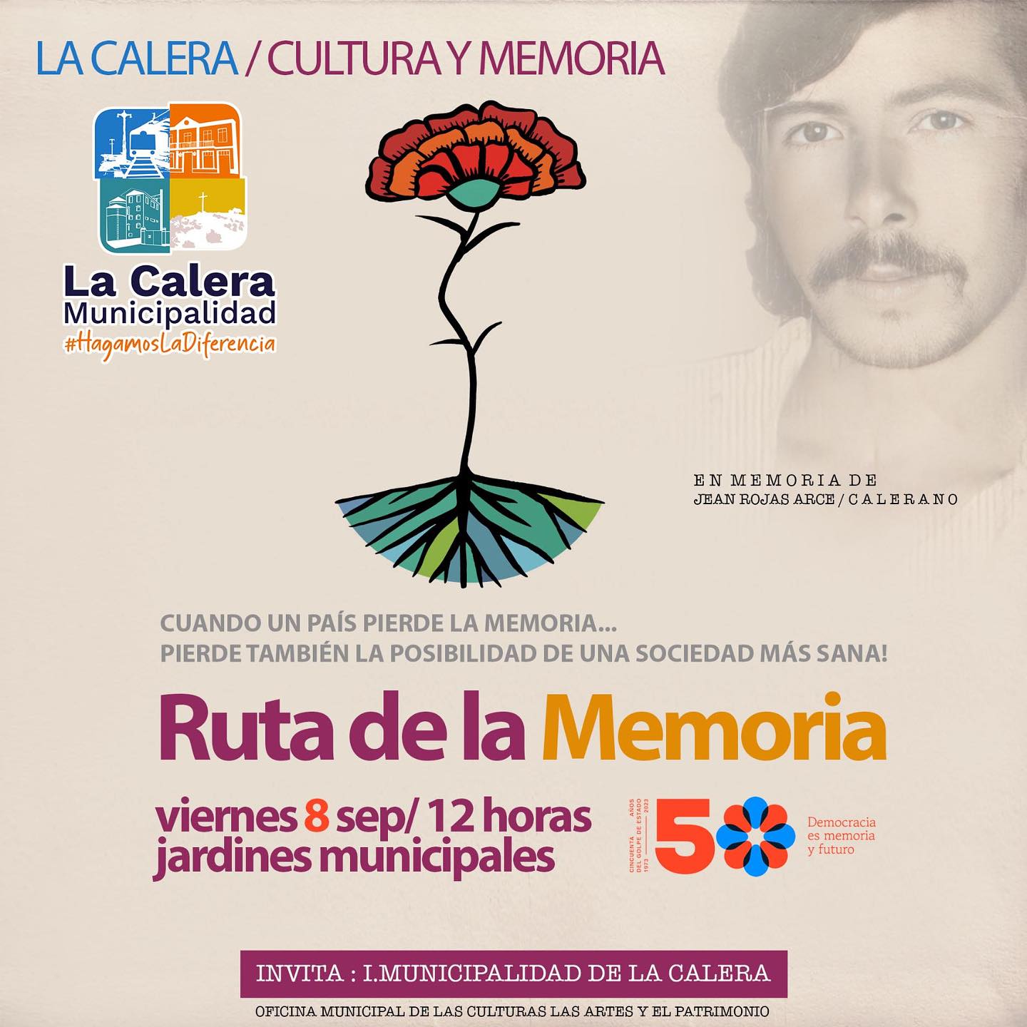 Actividades de conmemoración de los 50 años del Golpe en La Calera, Hijuelas y Nogales   