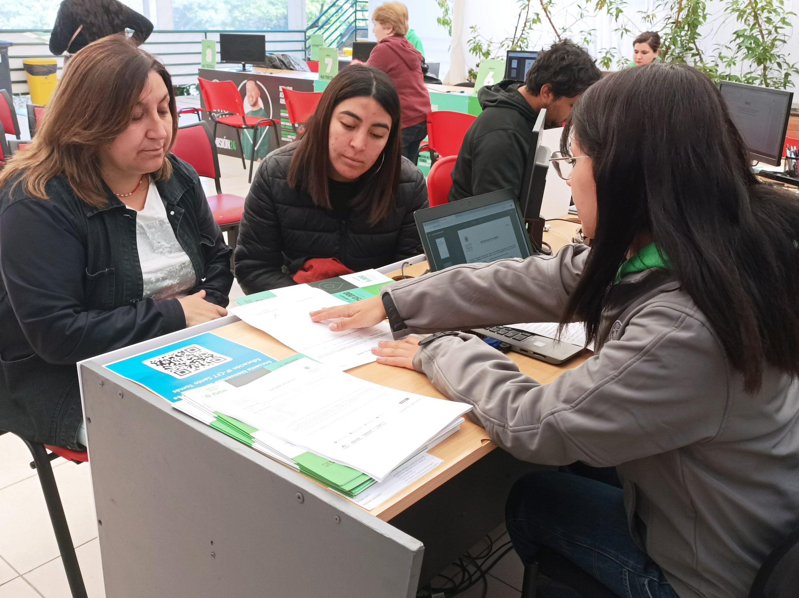 Estudiantes participaron del proceso de Admisión 2024 de Santo Tomás Viña del Mar