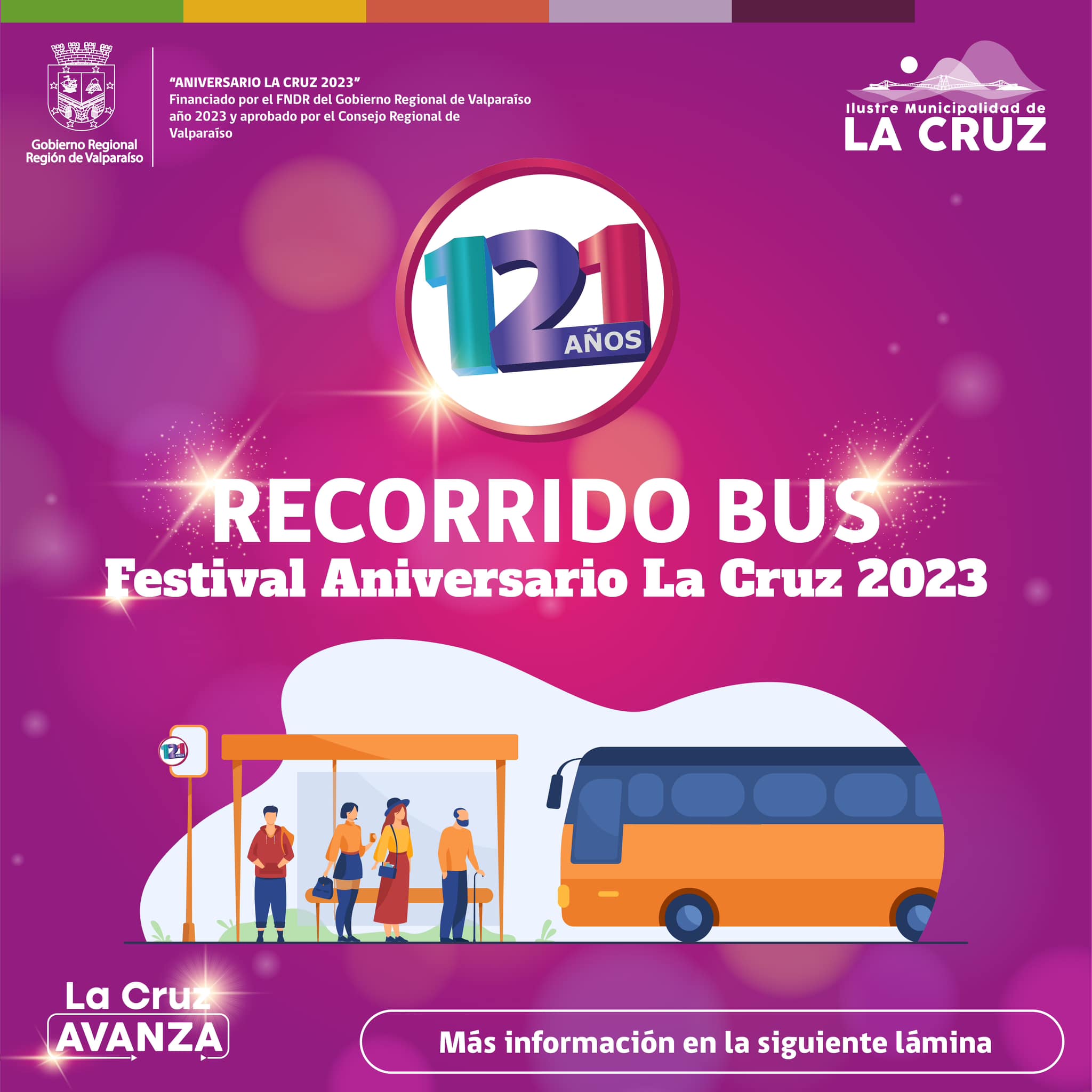 Festival Poza Cristalina de La Cruz buses de acercamiento