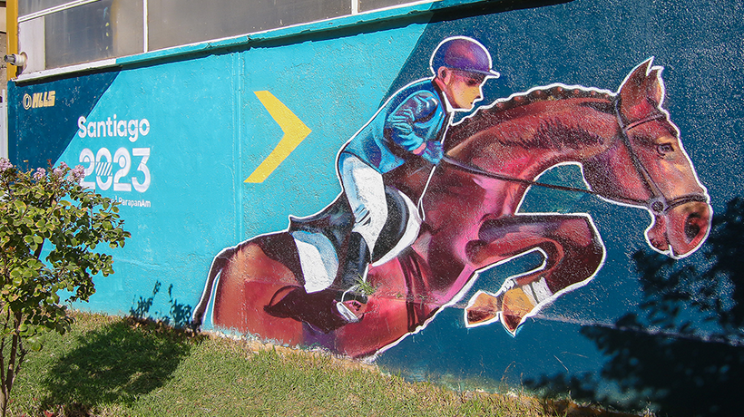 Mural Caballo Huaso en Quillota