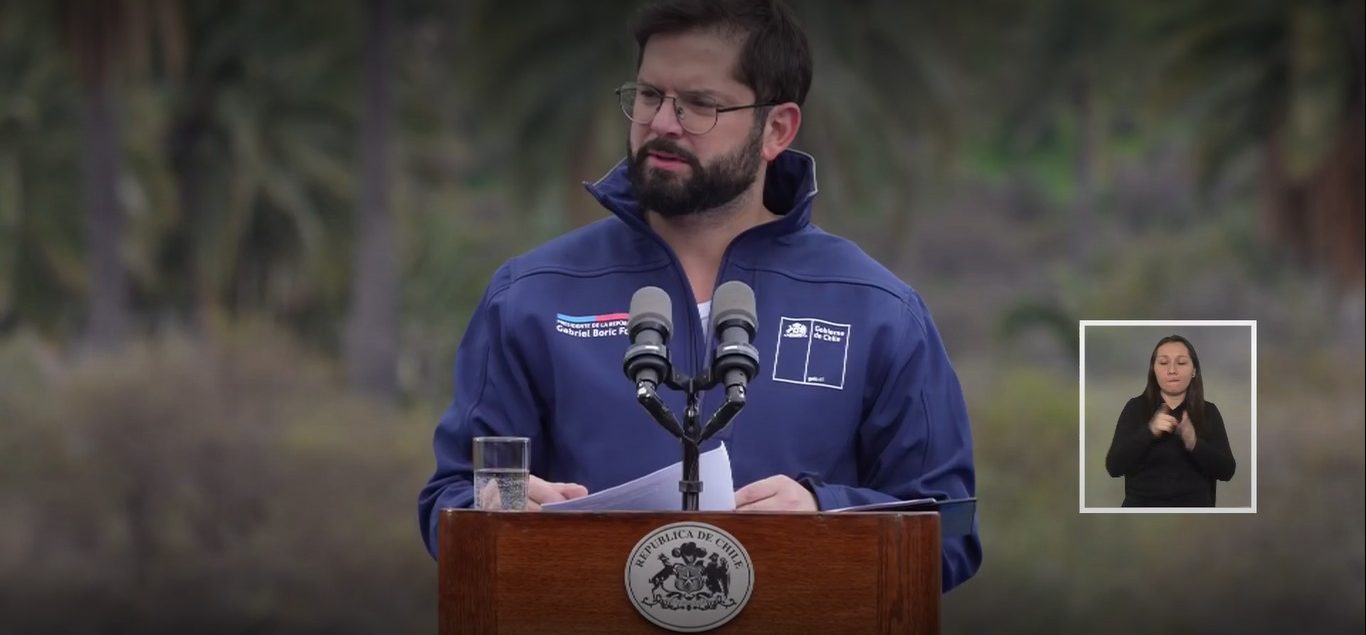 Visita de Presidente Boric al Parque Nacional La Campana