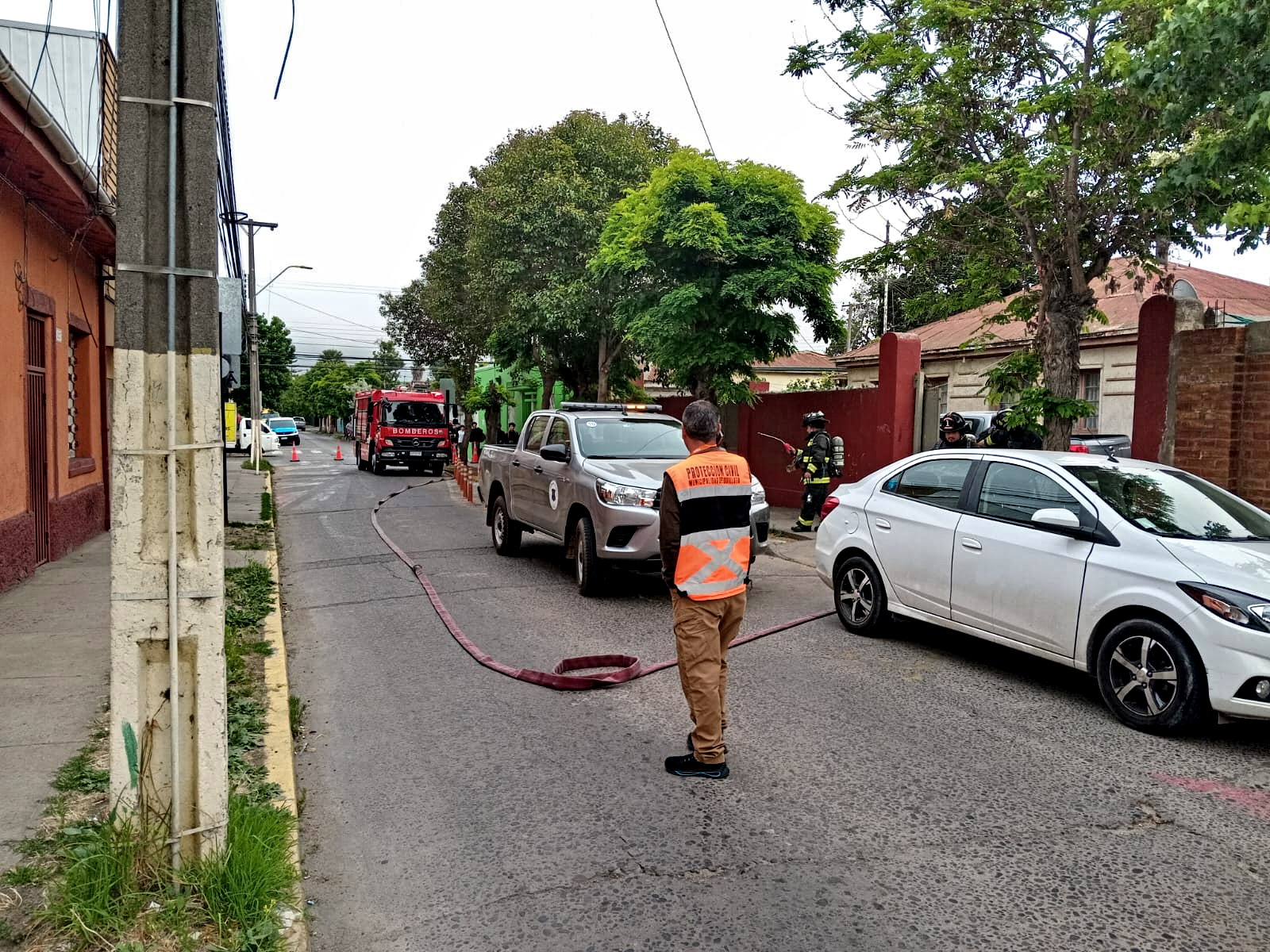 Fuga de gas en Quillota