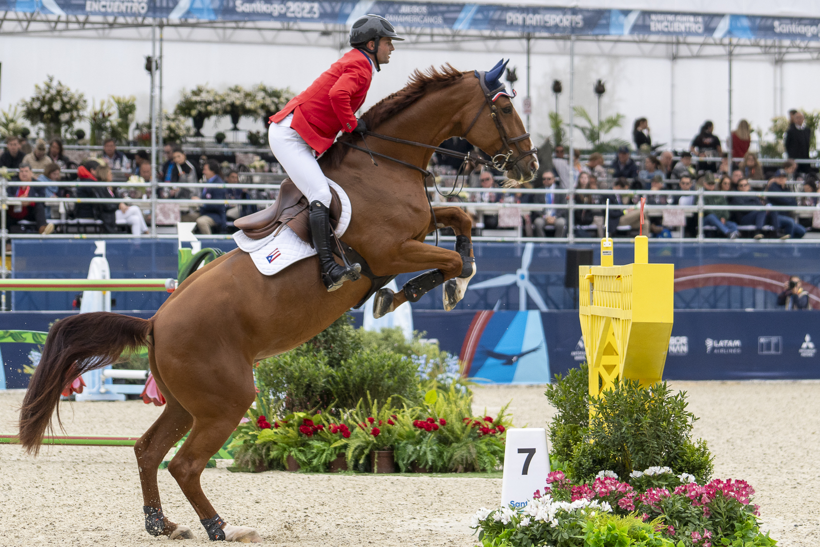 Juegos Panamericanos en Quillota salto ecuestre