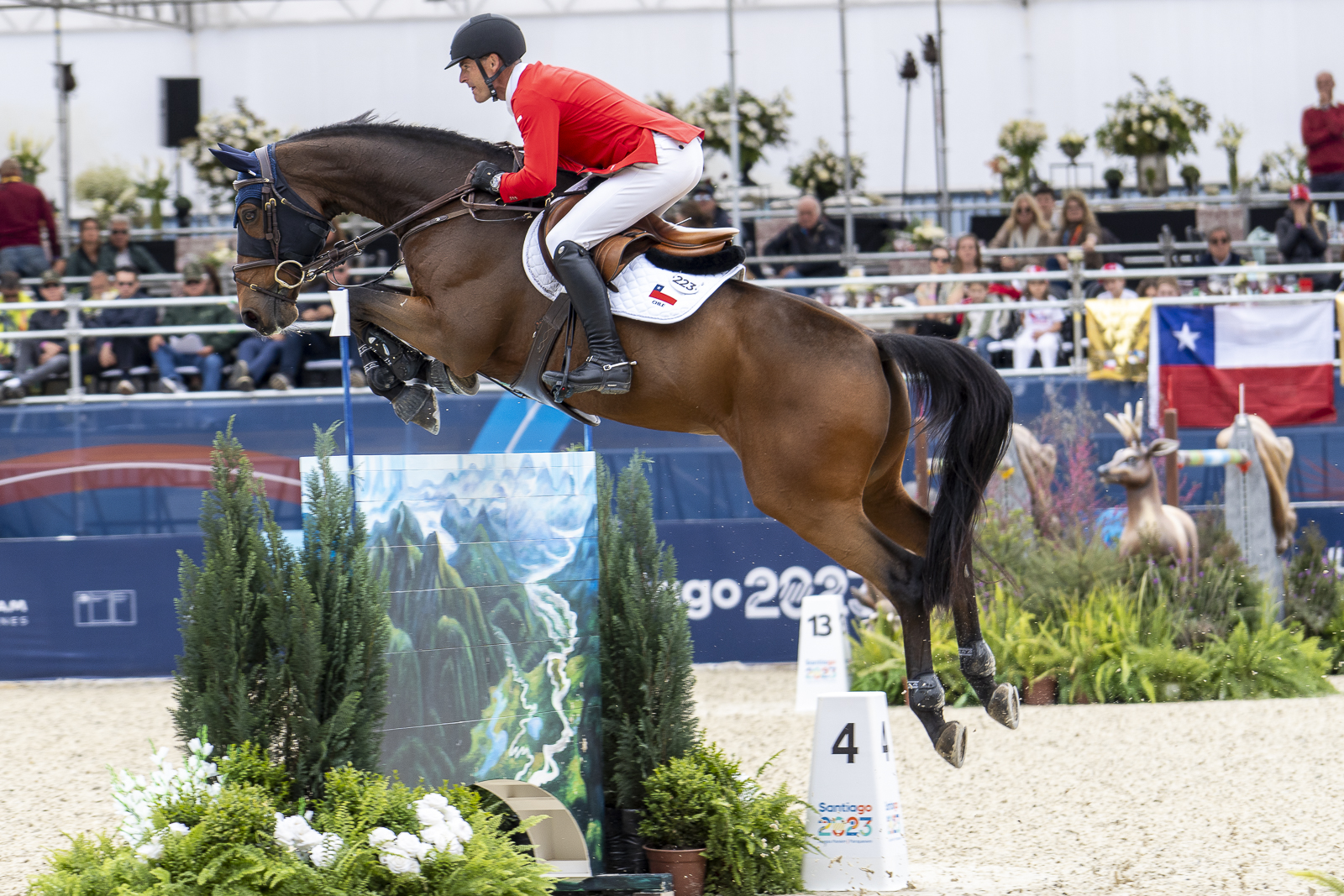 Juegos Panamericanos en Quillota salto ecuestre