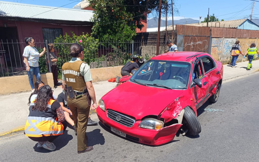 Quillota: Accidentes en la avenida Condell dejaron cinco lesionados