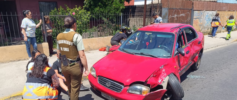 Quillota: Accidentes en la avenida Condell dejaron cinco lesionados