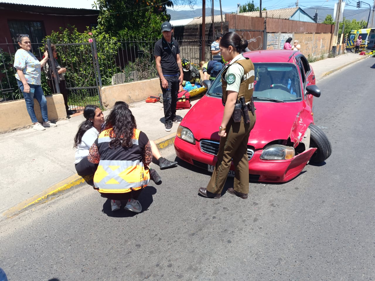 Quillota Accidentes en la avenida Condell dejaron cinco lesionados