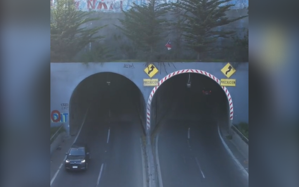 Por obras habrá restricción de tránsito en el Túnel Los Gemelos de Viña del Mar