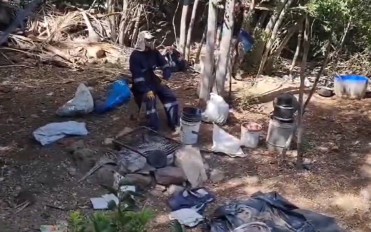 Descubrieron a personas haciendo fuego ilegal en el Parque Nacional La Campana