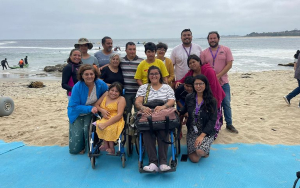 Comunidad de La Cruz tuvo emocionante Día de Deporte Inclusivo en la Playa El Quisco