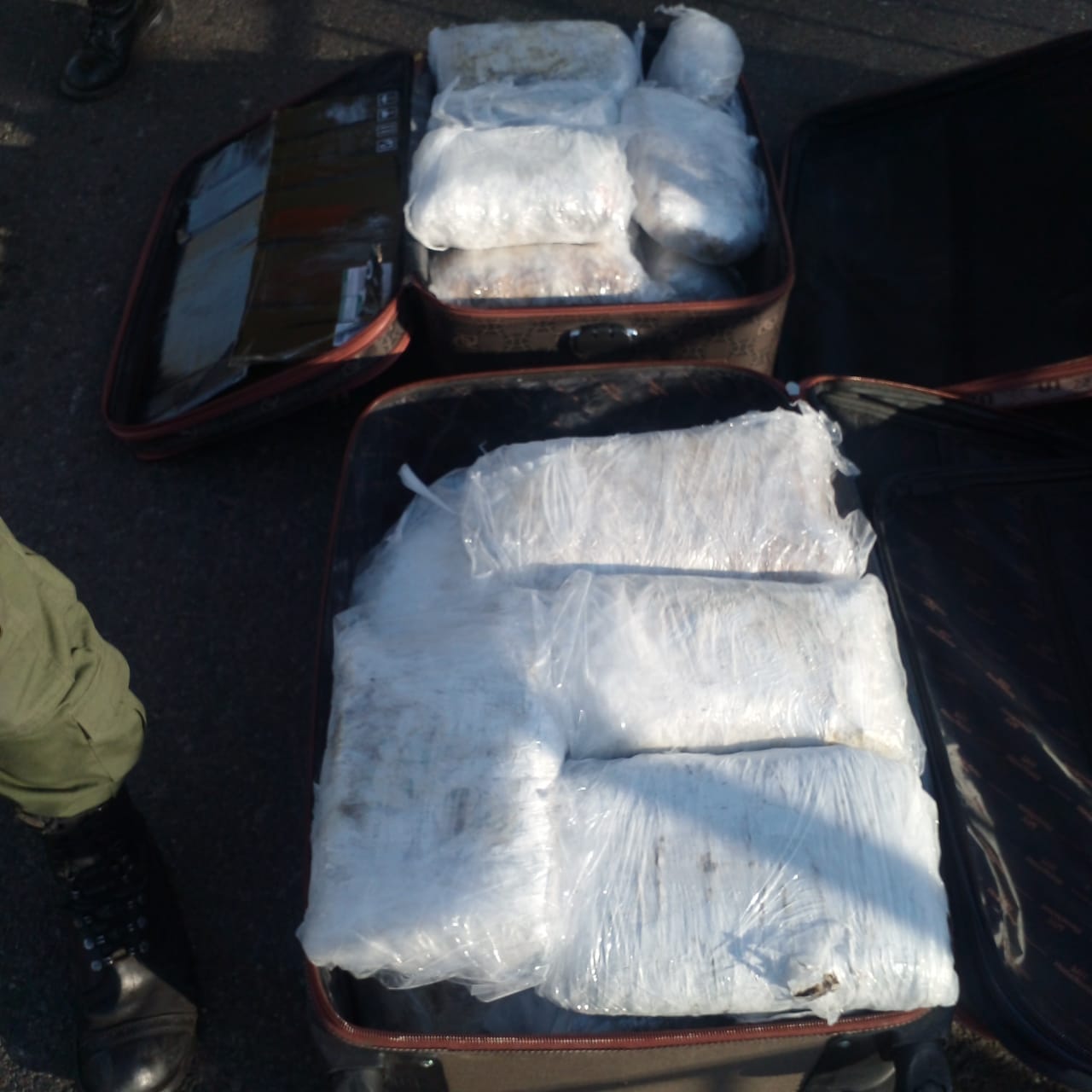 Nogales encontraron 71 kilos de droga en maletero de bus interurbano