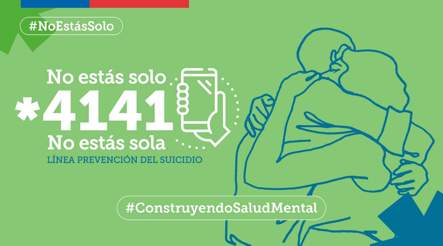 No estás solo línea de prevención de suicidio Chile