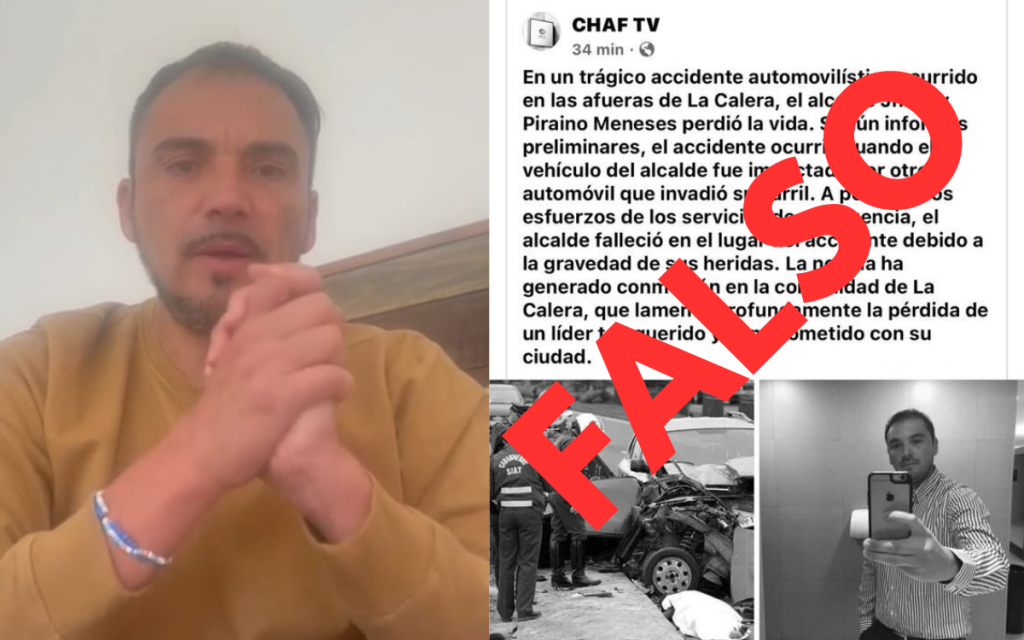 [VIDEO] Alcalde de La Calera desmintió publicación que aseguraba que había muerto