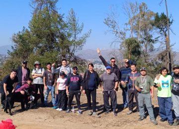 Exitosa jornada de limpieza en el Cerro Los Pinos de Villa Alemana